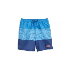 Vineyard Vines Chappy Swim Trunks Boys Color-Block Size 7 NO DRAWSTRING